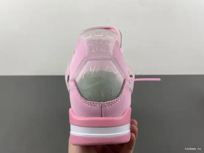 Cheap Kickmax X OFF-WHITE JORDAN PINK 4 0516